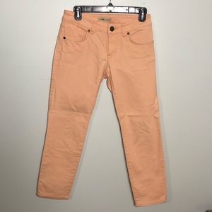 CAbi Peach skinny jeans